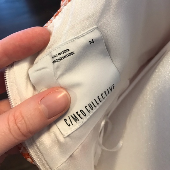 C/MEO COLLECTIVE Red/white dress Sz S & M RRP $214 - Picture 7 of 7